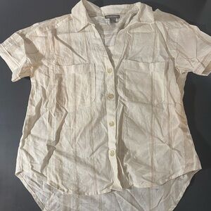 Falls Creek Beige Button Down Shirt